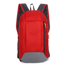 Mochila de Trilha 10L Impermeável PatchWork Camping Viagem - Laranja Vibrante com Vermelho