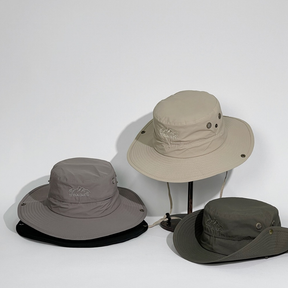 Chapéu Australiano Pescador Esportivo Camping Telado Respirável Pesca Aba Ajustável ref: MYK006