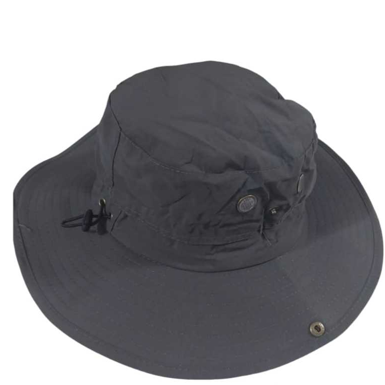 Chapéu Australiano Pescador Esportivo Camping Telado Respirável Pesca Aba Ajustável ref: MYK006