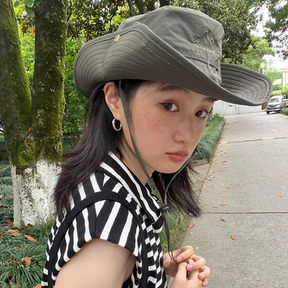 Chapéu Australiano Pescador Esportivo Camping Telado Respirável Pesca Aba Ajustável ref: MYK006