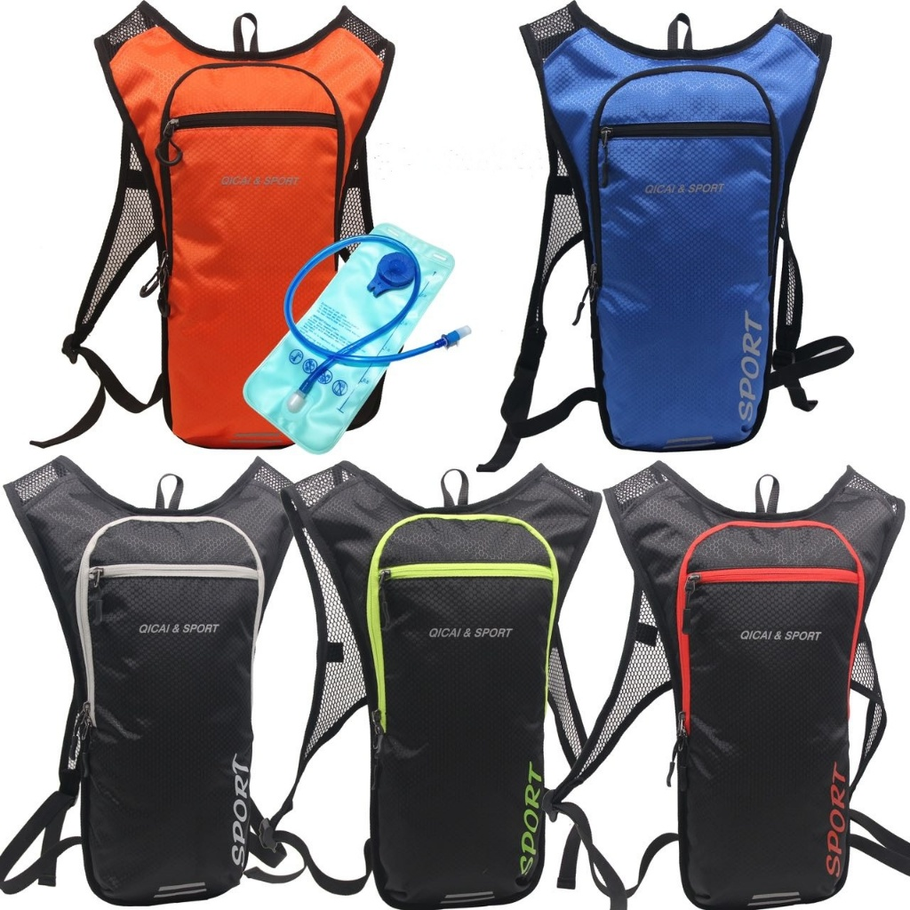 Mochila Hidratação Impermeável Refil 2l de Bike Sports E Refil de Água