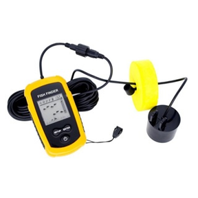Localizador de Peixes Portátil Detector Com Fio De Profundidade