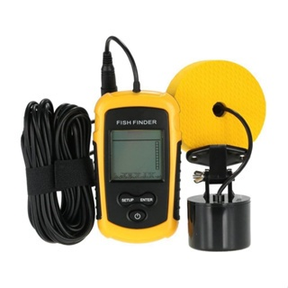 Localizador de Peixes Portátil Detector Com Fio De Profundidade