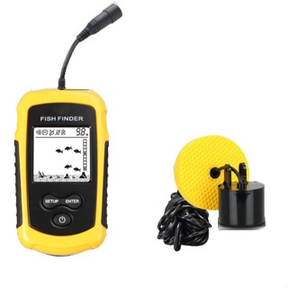 Localizador de Peixes Portátil Detector Com Fio De Profundidade