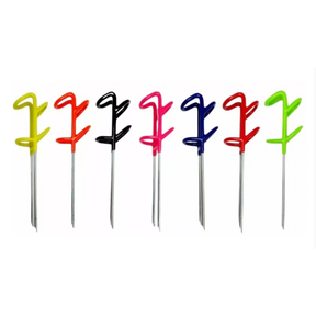 Suporte Para Vara de Pesca Emborrachado PiraTamba TambaPira P/ Pesqueiro Super Reforçado 36x10x06cm Diversas Cores Aço 1020 Suporte de Vara de Pesca