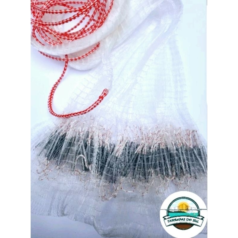 Tarrafa Camarão Lambari Piaba16 Metros Malha1.2 Altura 2.40 Fio 0.25