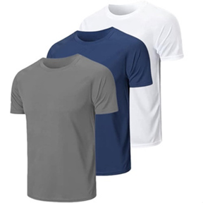 Kit 3 Camisetas Masculinas Dry Fit Academia Poliéster Premium Proteção UV