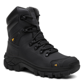 Bota Coturno Masculino Couro Segurança Militar VL045 Com C.A