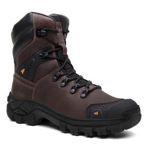 Bota Coturno Masculino Couro Segurança Militar VL045 Com C.A