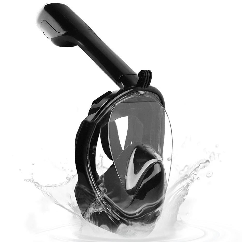 Máscara de Mergulho Snorkel Full Face Suporte Gopro Câmera