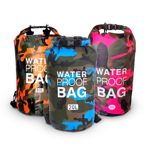Mochila Sacola Bag Impermeável Aprova D'agua Saco Camuflado Bolsa Trilha Mergulho Natação