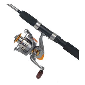 vara de pesca Joyfox Kit Vara Molinete1,8m + Carretel Molinete Dc7000 12+1 Rolamentos