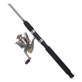 vara de pesca Joyfox Kit Vara Molinete1,8m + Carretel Molinete Dc7000 12+1 Rolamentos