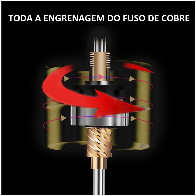 vara de pesca Joyfox Kit Vara Molinete1,8m + Carretel Molinete Dc7000 12+1 Rolamentos