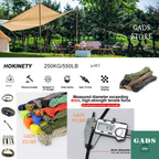 Corda Outdoor Paracord 550 4mm com 7 Filamentos 30 Mt Trekking Camping Pesca Caminhada