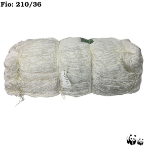 Rede de Pesca Nylon Pano Multifilamento 100 metros Fio: 210/36