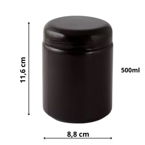 Shit Tube Pote Coletor Porta Dejeto Camping Trilha 500ml