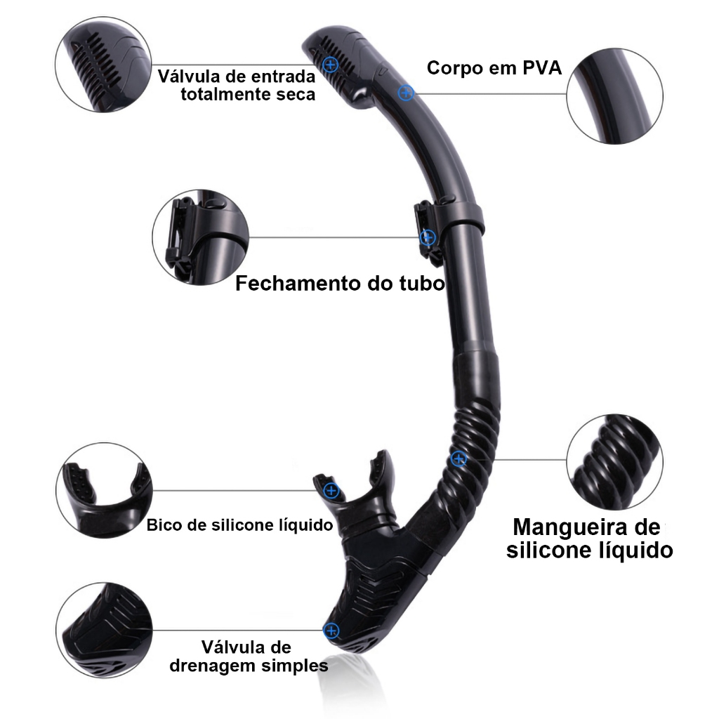 Snorkel E Oculos De Mergulho Kit Mergulho Kit Snoke Máscara De Mergulho