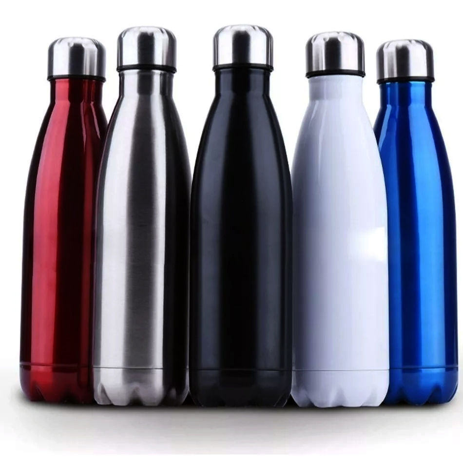 Garrafa Térmica Aço Inox Lisa 500ml Academia Fitness