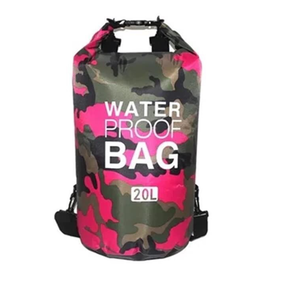 Mochila Sacola Bag Impermeável Aprova D'agua Saco Camuflado Bolsa Trilha Mergulho Natação
