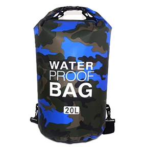 Mochila Sacola Bag Impermeável Aprova D'agua Saco Camuflado Bolsa Trilha Mergulho Natação