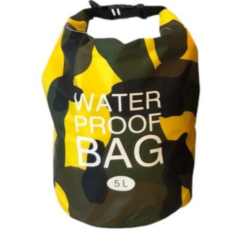 Mochila Sacola Bag Impermeável Aprova D'agua Saco Camuflado Bolsa Trilha Mergulho Natação