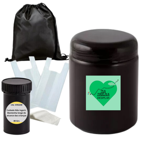 Shit Tube Pote Coletor Porta Dejeto Camping Trilha 500ml