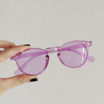 Óculos De Sol Clássicos Oval Unissex Transparente Pequeno Para Masculino E Mulheres 28079