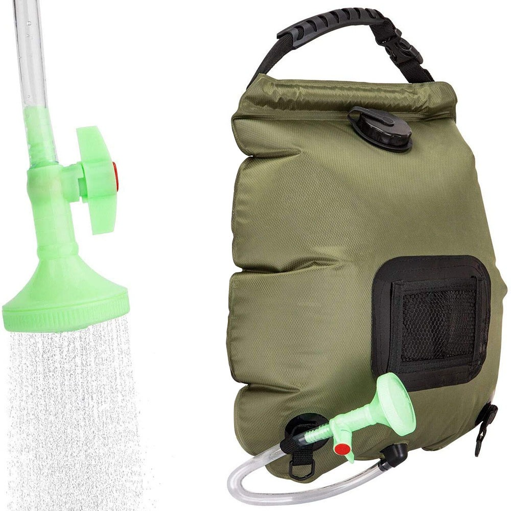 Mochila Impermeável Com Mini Chuveiro e Mangueirinha Snel Camping