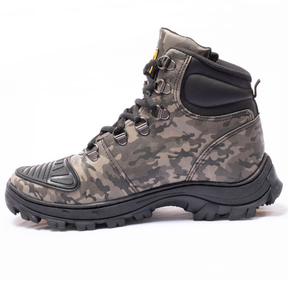 Bota Coturno Caterpillar Alaska Militar Couro Palmilha de Gel Masculino Promoção