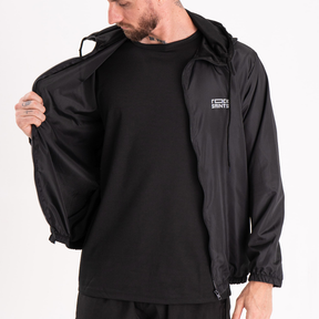 Corta Vento Masculina Impermeável Semi Forrada PRETO Rock Saints