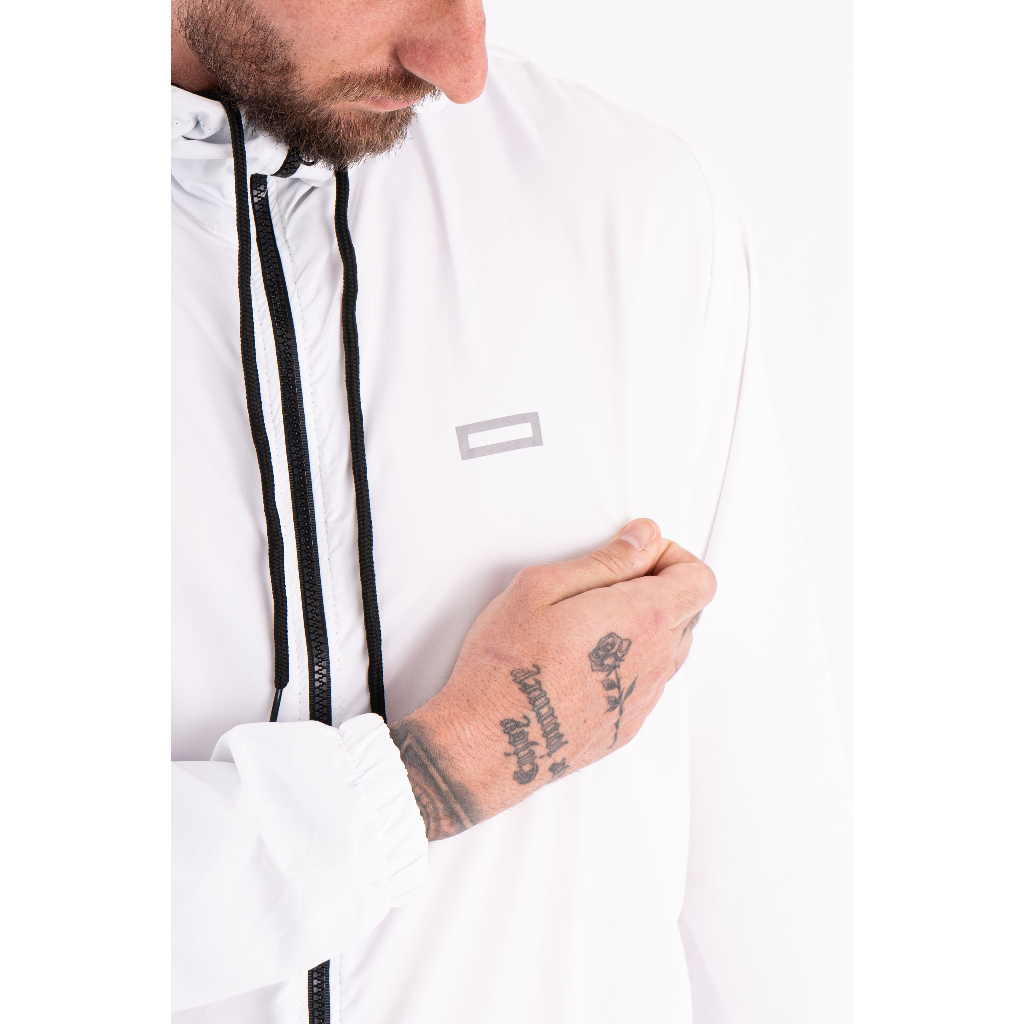 Corta Vento Masculina Impermeável Semi Forrada PRETO Rock Saints