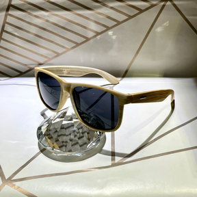 Óculos de Sol Madeira Bambu Premium Masculino Quadrado Verão