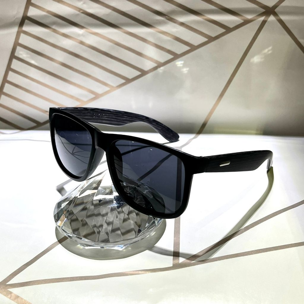 Óculos de Sol Madeira Bambu Premium Masculino Quadrado Verão