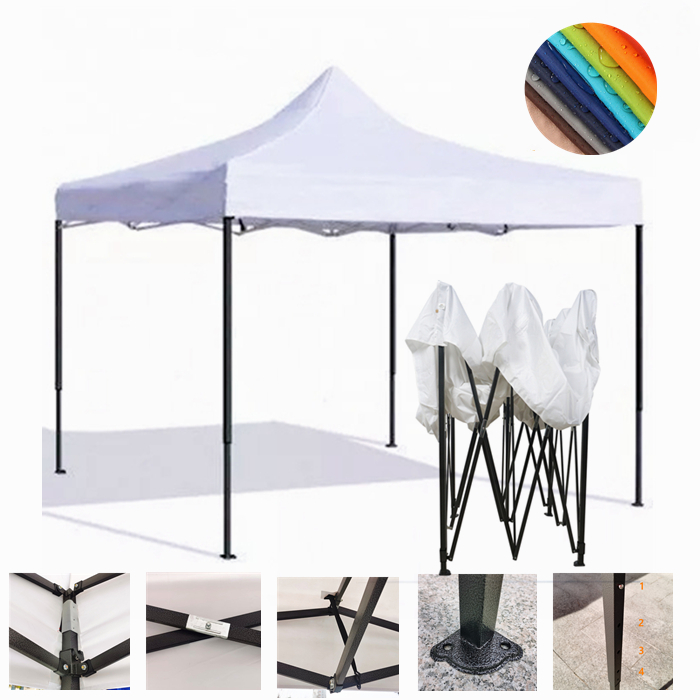 Tenda Sanfonada Gazebo 3x3 reforçada resistentechapéu de bruxa camping jardim praia pesca lazer