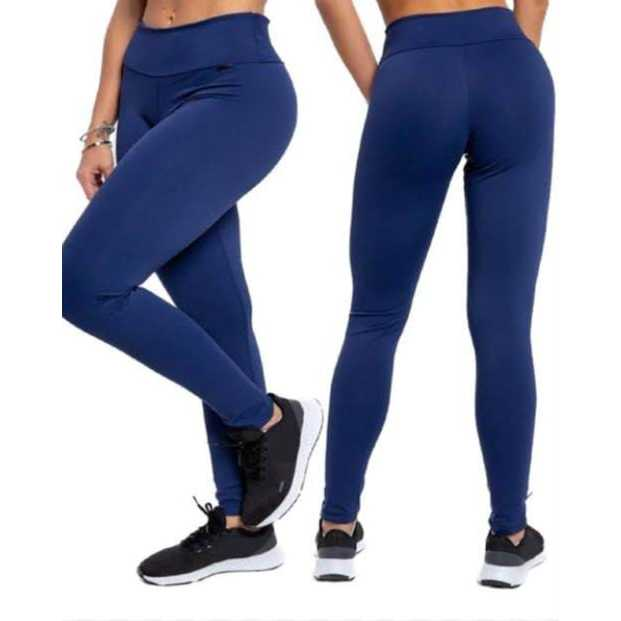 Kit 3 Calça Leg Legging Premium Suplex Levanta Bumbum