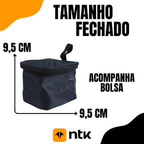 Fogareiro Portátil Átomo Dobrável Fogão a Gás Nautika Camping Ignição Automática