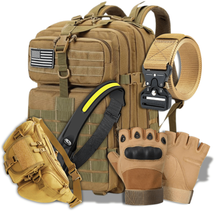 Militar Mochila Cinto Lanterna De Cabeça Luva Tatica Impermeavel Caça Camping Acampamento