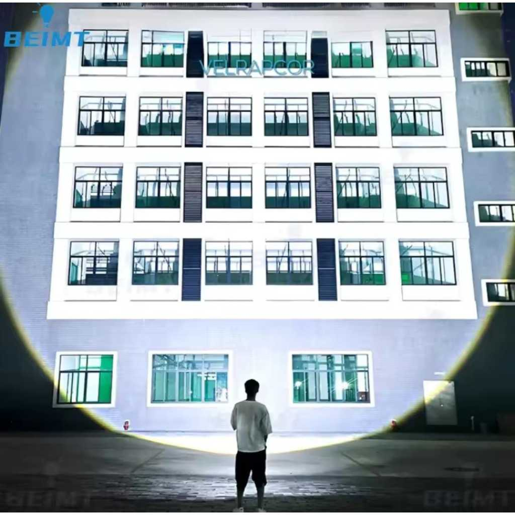 Poderoso LED e COB lanterna LED, 15000LM, carregamento tipo C, 5 modos de iluminação, laser branco, lanterna Zoom MT299