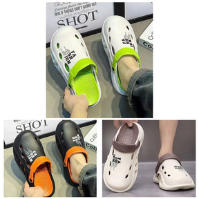 Sandálias De Verão Masculinas Novos Sapatos De Praia Estilo Casais Vestir-Se De Duas Calças De Banho