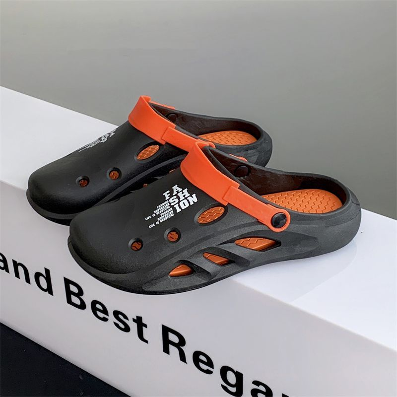 Sandálias De Verão Masculinas Novos Sapatos De Praia Estilo Casais Vestir-Se De Duas Calças De Banho