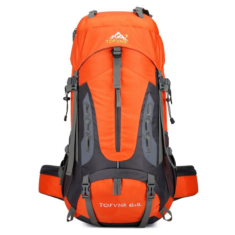 Mochila impermeável para caminhadas ao ar livre 70Litros Viagem Camping