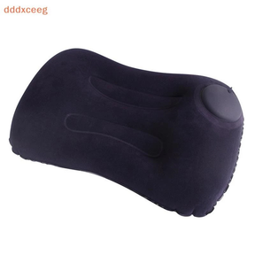 Travesseiro inflável portátil ultraleve adequado para viagens ao ar livre, acampamento, travesseiro de pescoço