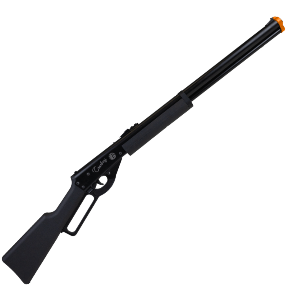 Carabina de Pressão Cowboy Madeira ou Polímero 4,5mm Mola Spring Rossi