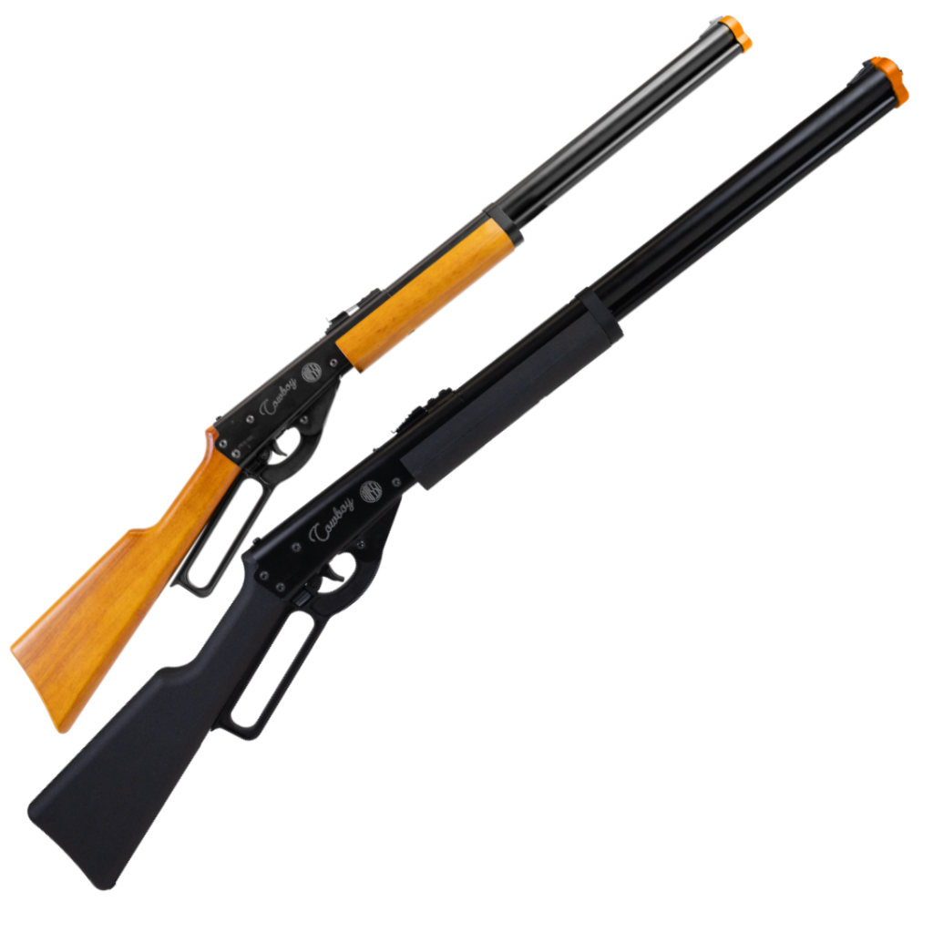 Carabina de Pressão Cowboy Madeira ou Polímero 4,5mm Mola Spring Rossi