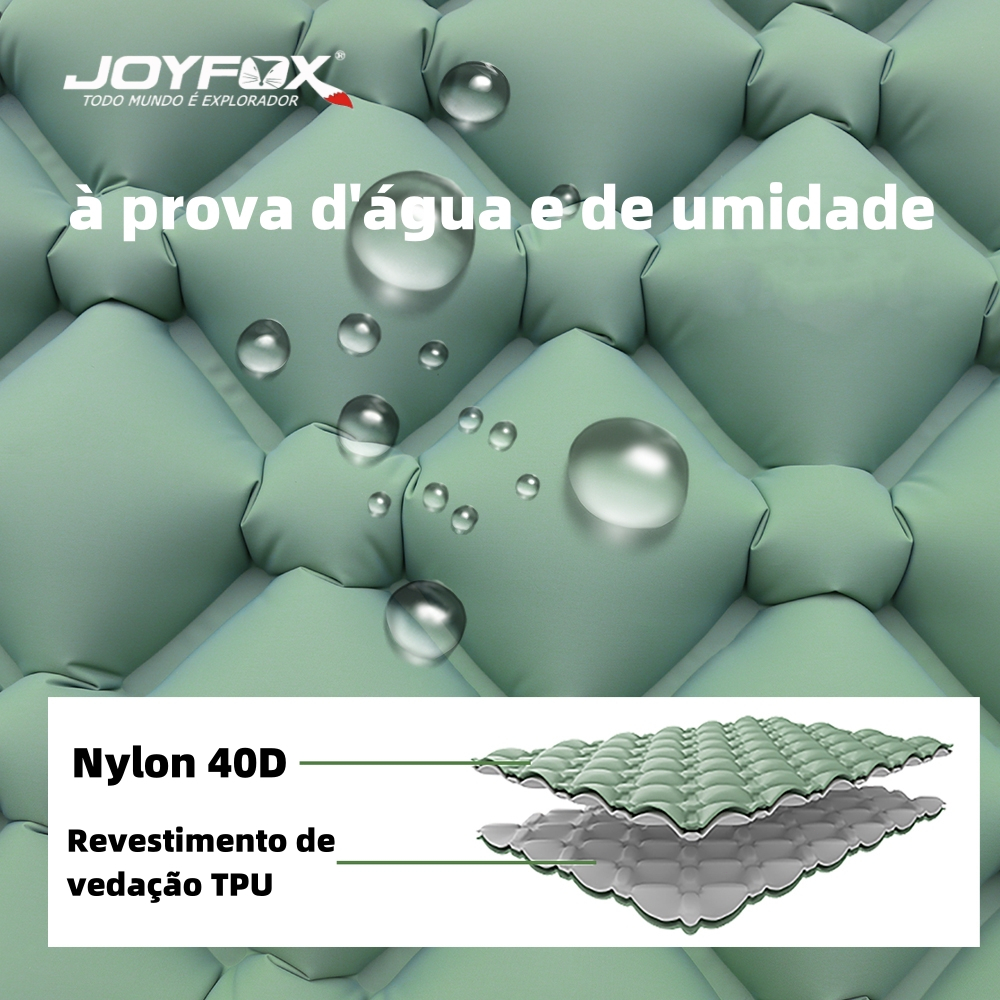 Colchão Inflável Automático De Casal Sleeping Pad Ar Externo Portátil De Acampamento 190 *120*5 Cm Com Travesseiro