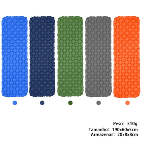 Colchão Inflável Almofada De Dormir Autoinflável Para Acampamento 190cm