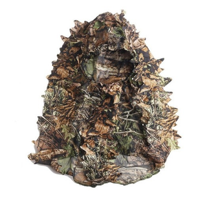Balaclava Touca Capuz Roupa Camuflada Folha 3d Ghillie Caça