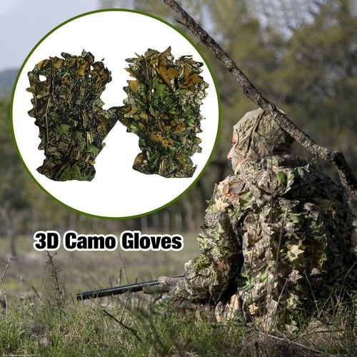 Luva Roupa Camuflada Folha Ghillie Caça Javali Fotos Trail