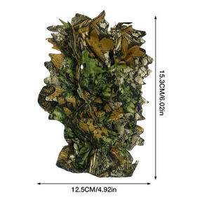 Luva Roupa Camuflada Folha Ghillie Caça Javali Fotos Trail